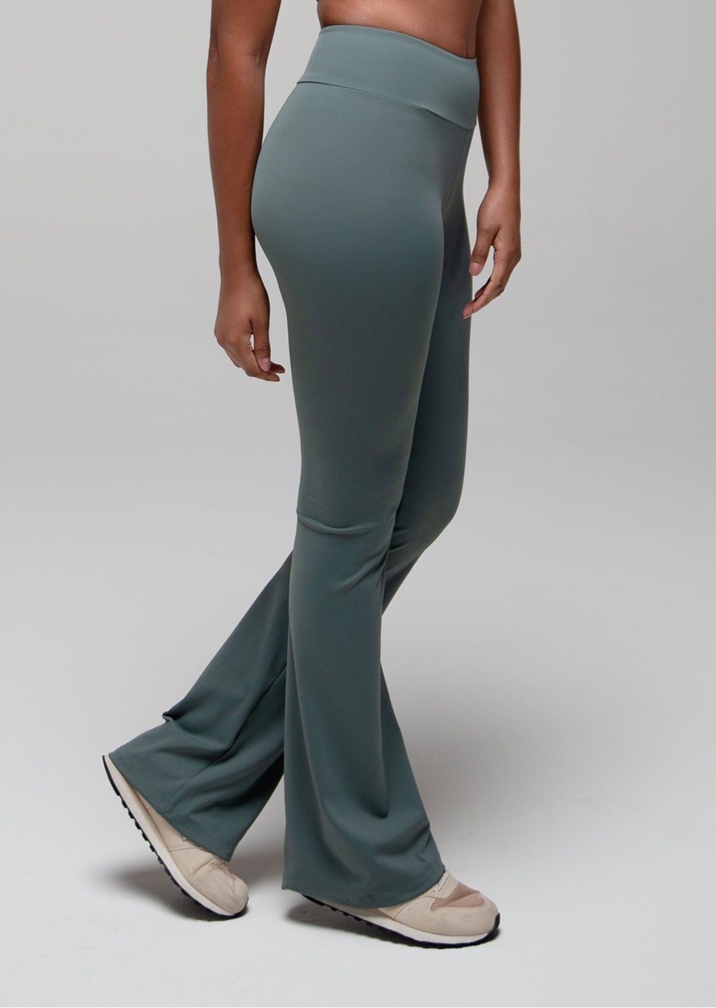 Calça Legging Flare Ready Verde Jade