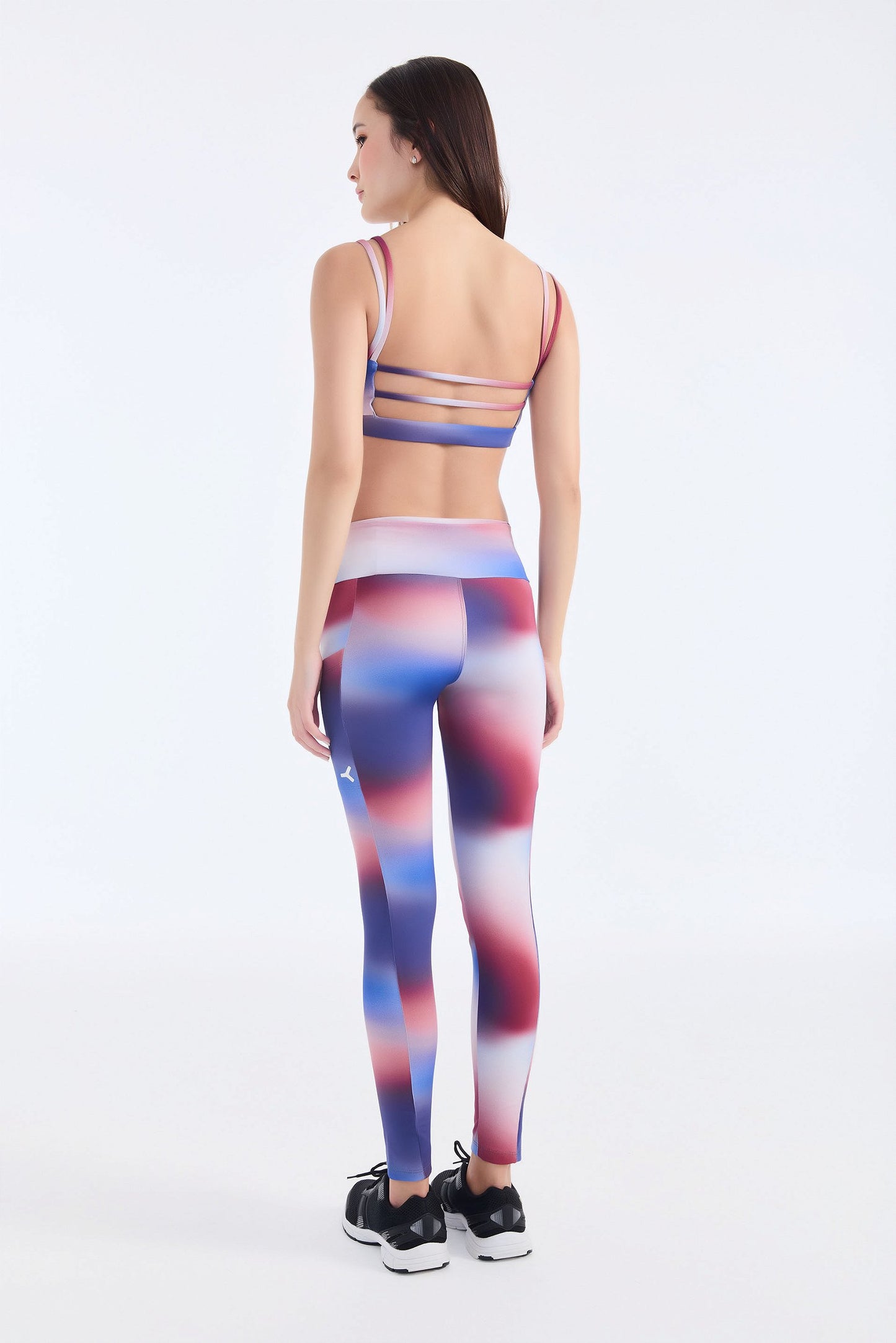 Calça Legging Recortes Estampa